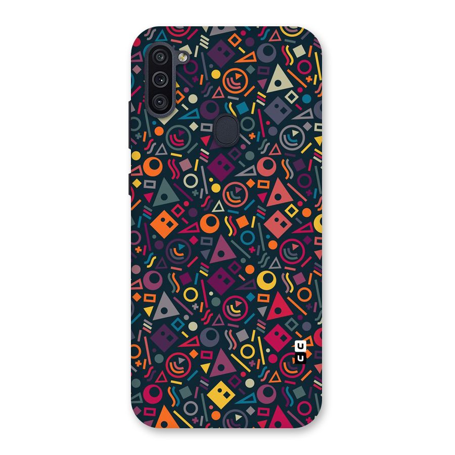 Abstract Figures Back Case for Galaxy M11