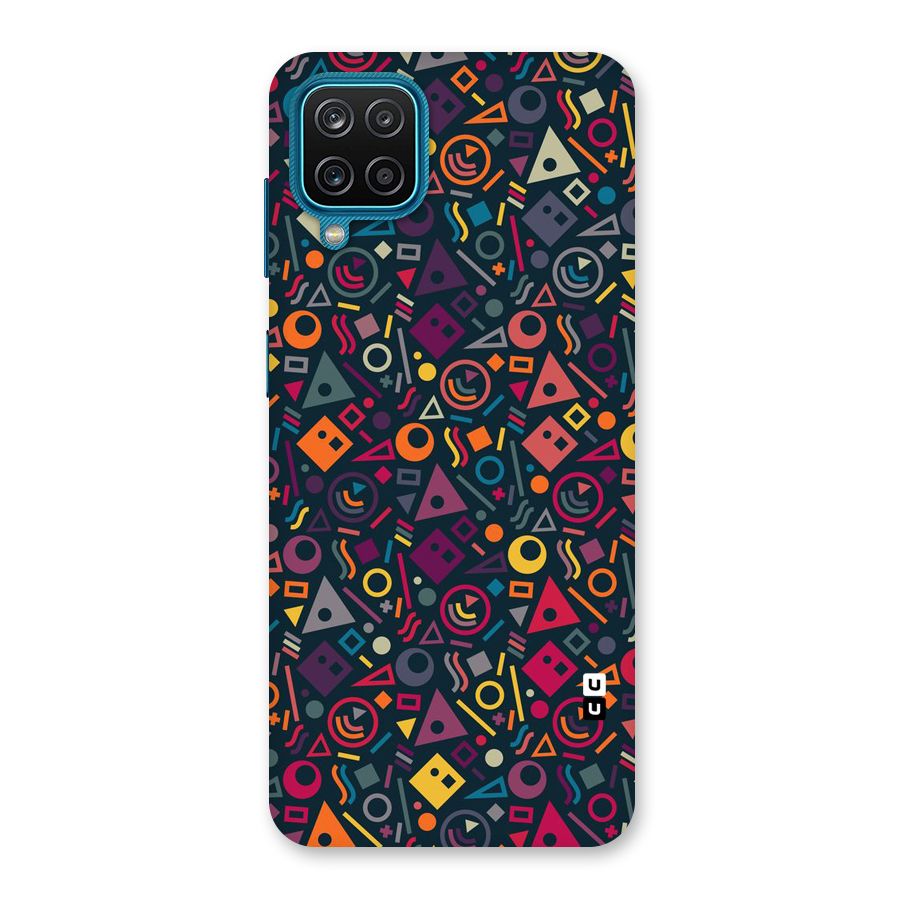 Abstract Figures Back Case for Galaxy M12
