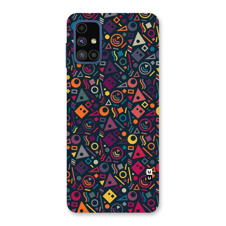 Abstract Figures Back Case for Galaxy M51