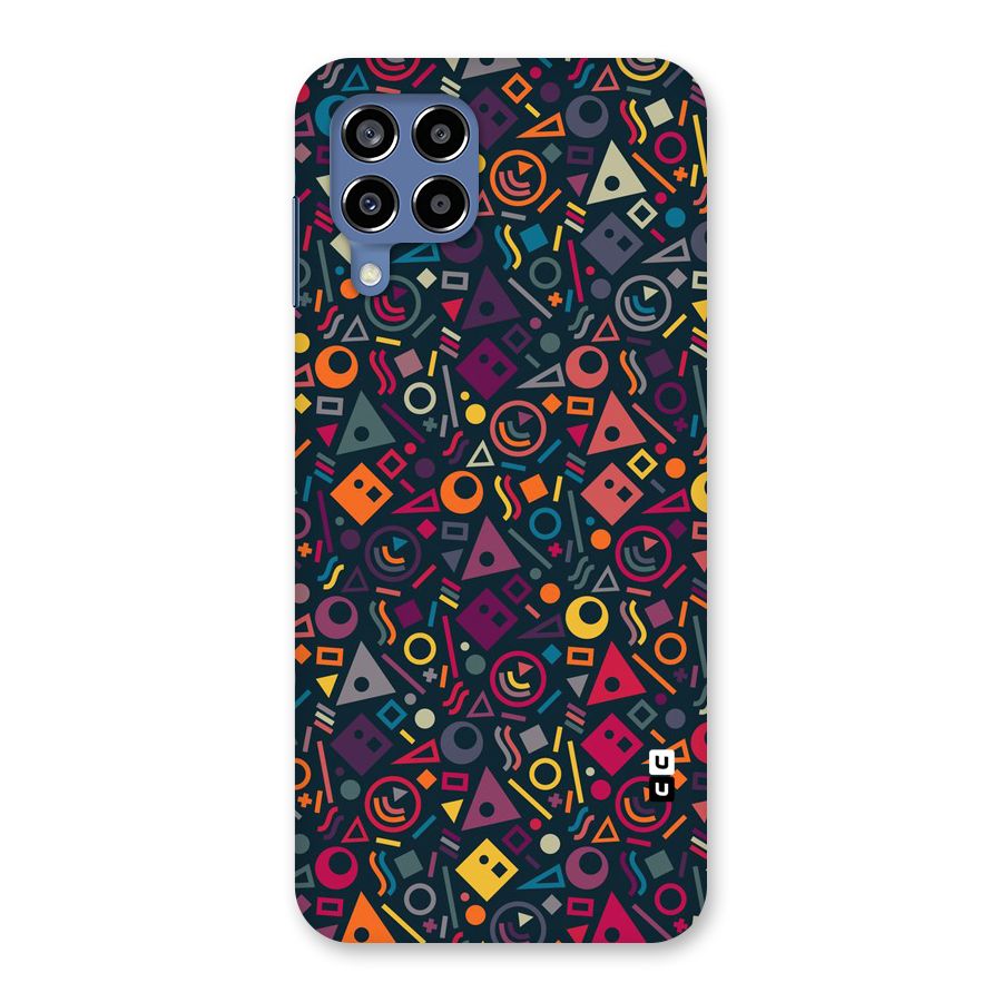 Abstract Figures Back Case for Galaxy M53 5G