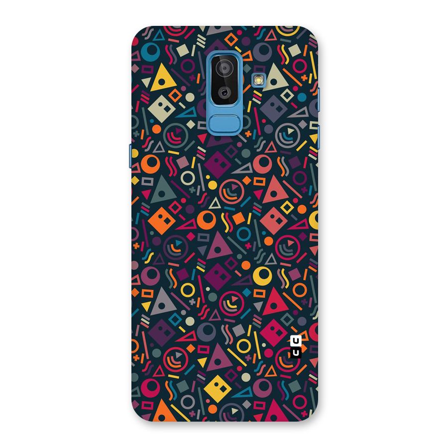 Abstract Figures Back Case for Galaxy On8 (2018)