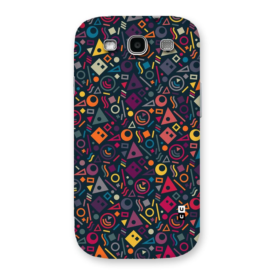 Abstract Figures Back Case for Galaxy S3