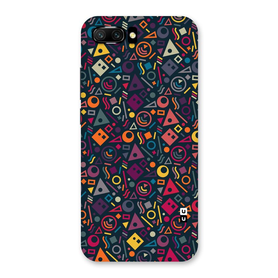 Abstract Figures Back Case for Honor 10