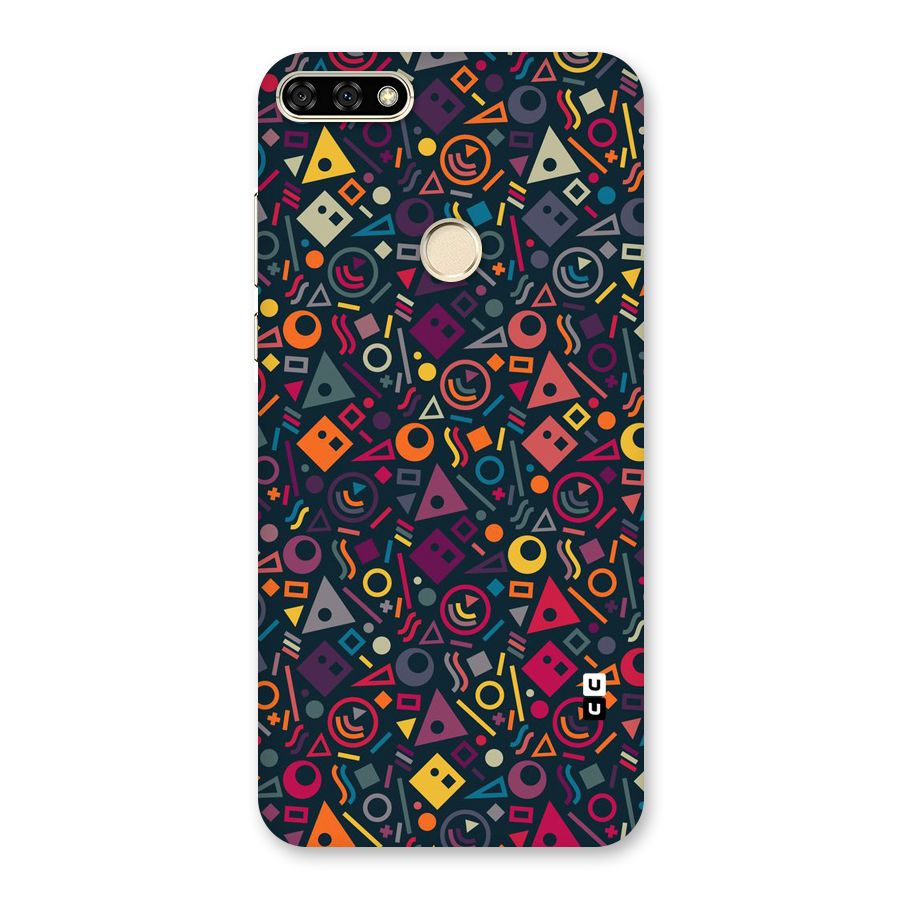 Abstract Figures Back Case for Honor 7A