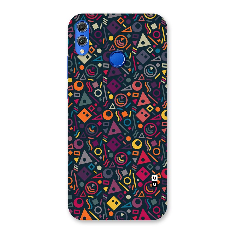 Abstract Figures Back Case for Honor 8X