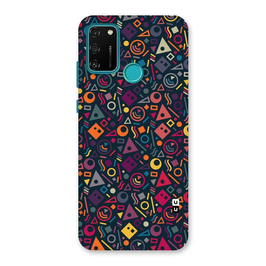 Abstract Figures Back Case for Honor 9A