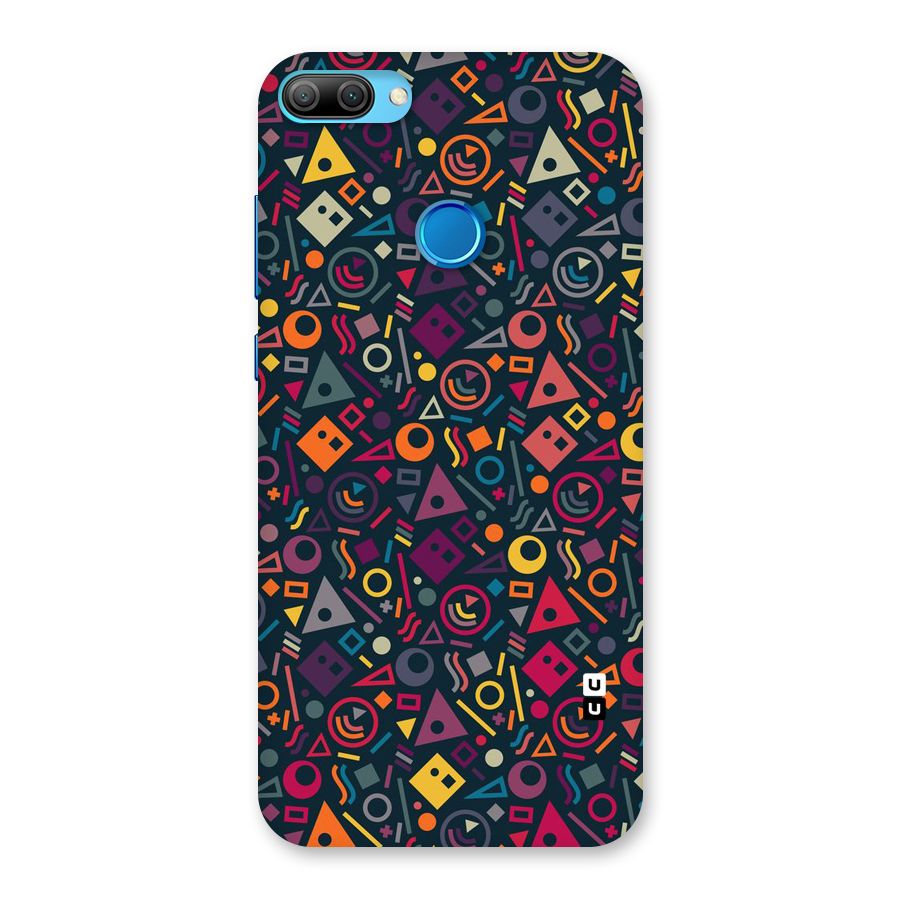 Abstract Figures Back Case for Honor 9N
