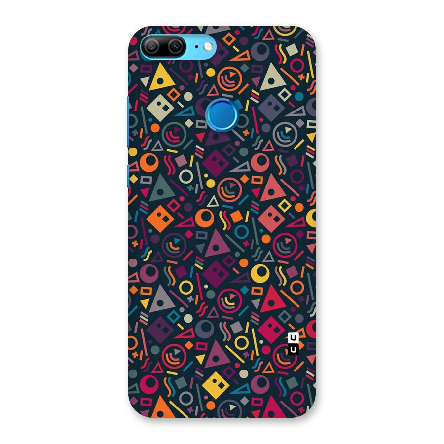 Abstract Figures Back Case for Honor 9 Lite