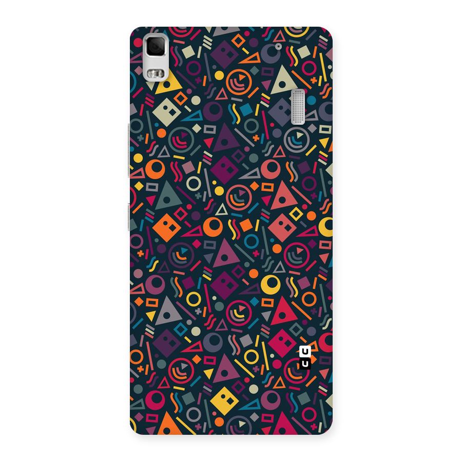 Abstract Figures Back Case for Lenovo K3 Note