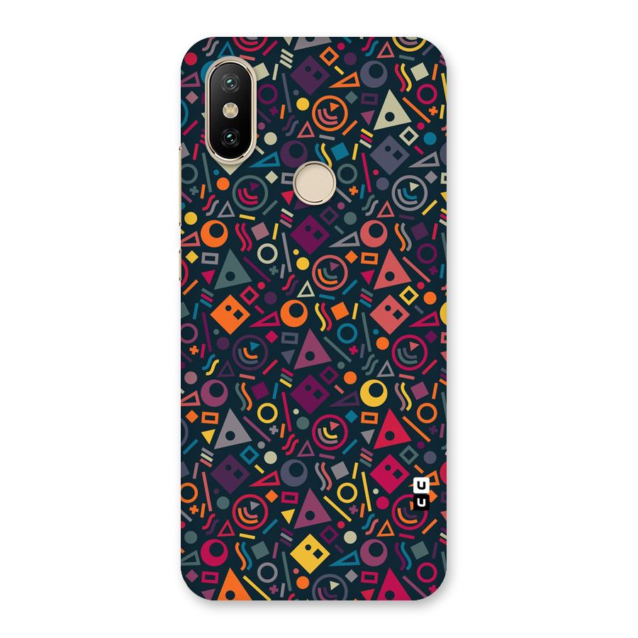 Abstract Figures Back Case for Mi A2