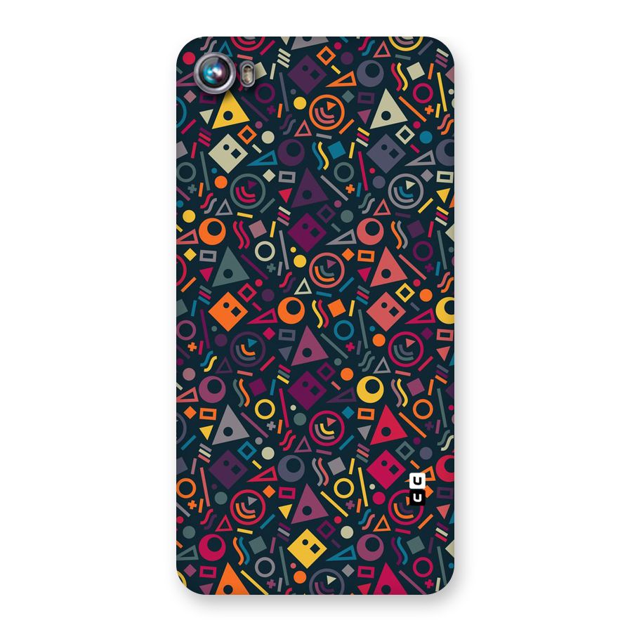 Abstract Figures Back Case for Micromax Canvas Fire 4 A107