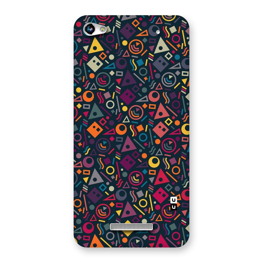Abstract Figures Back Case for Micromax Hue 2