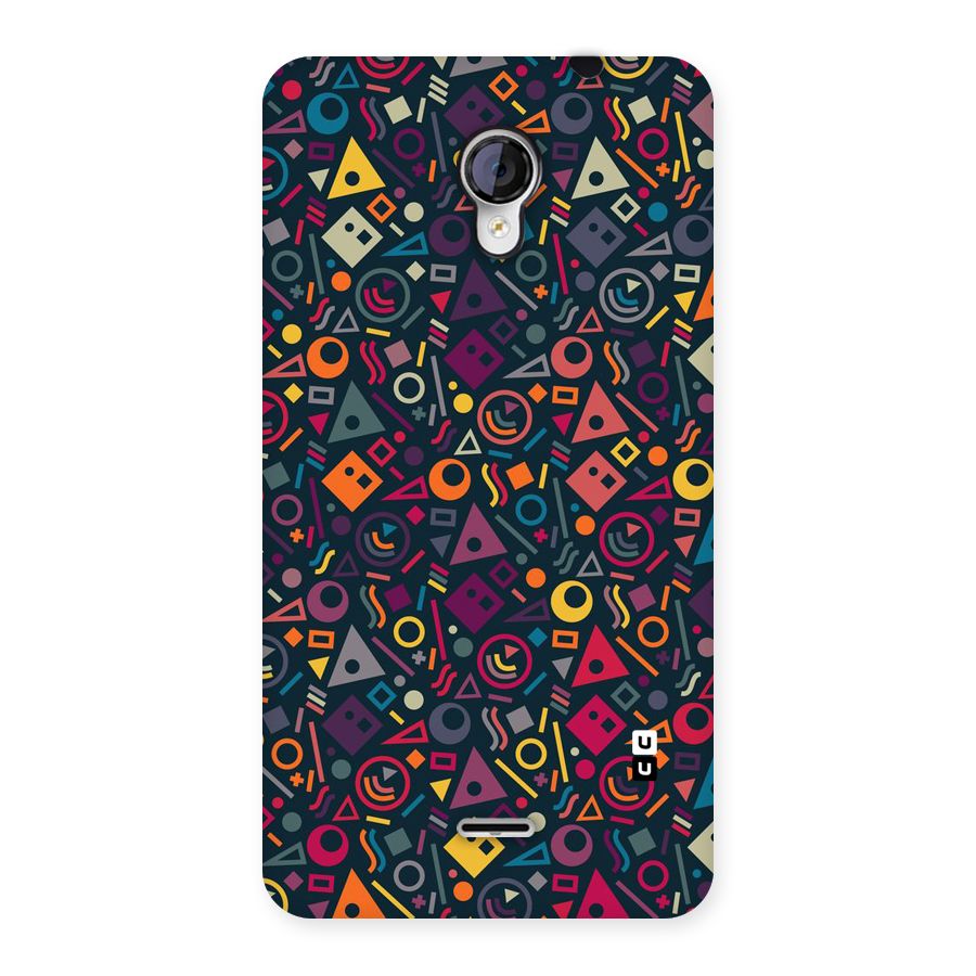 Abstract Figures Back Case for Micromax Unite 2 A106