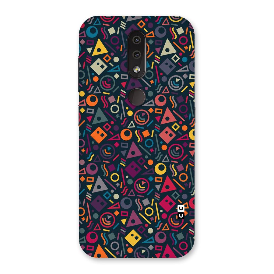 Abstract Figures Back Case for Nokia 4.2