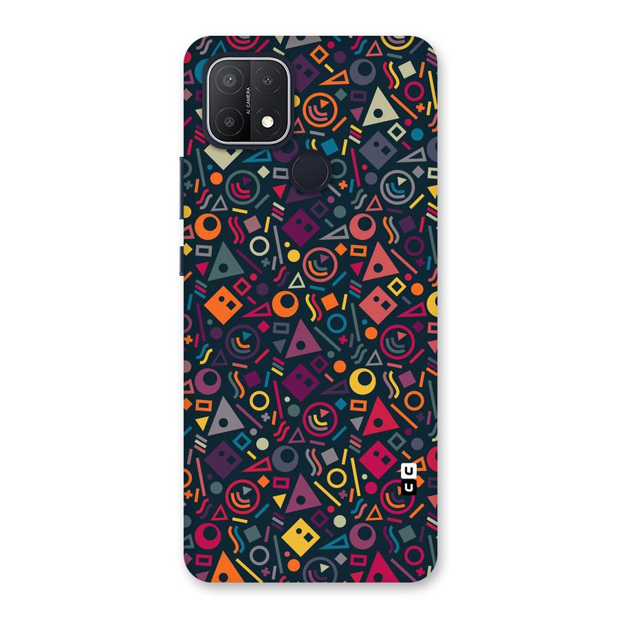 Abstract Figures Back Case for Oppo A15