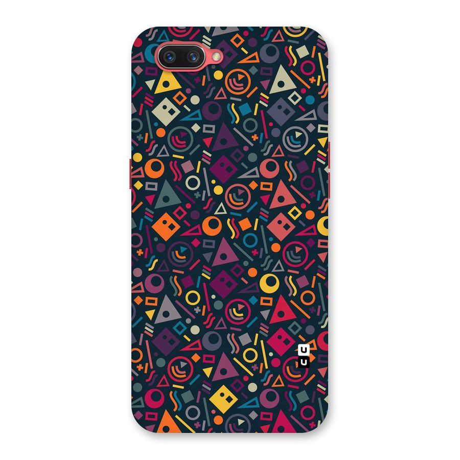 Abstract Figures Back Case for Oppo A3s