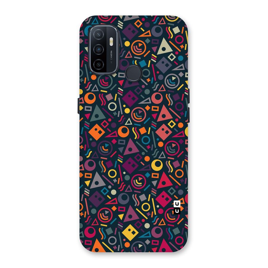 Abstract Figures Back Case for Oppo A53