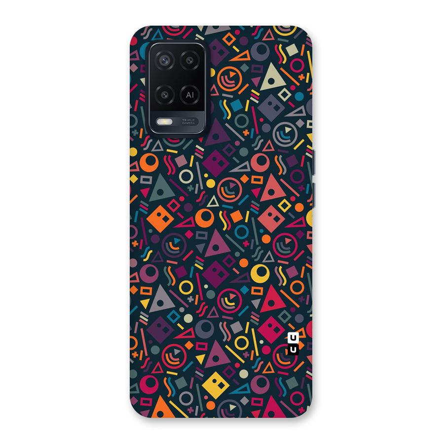 Abstract Figures Back Case for Oppo A54