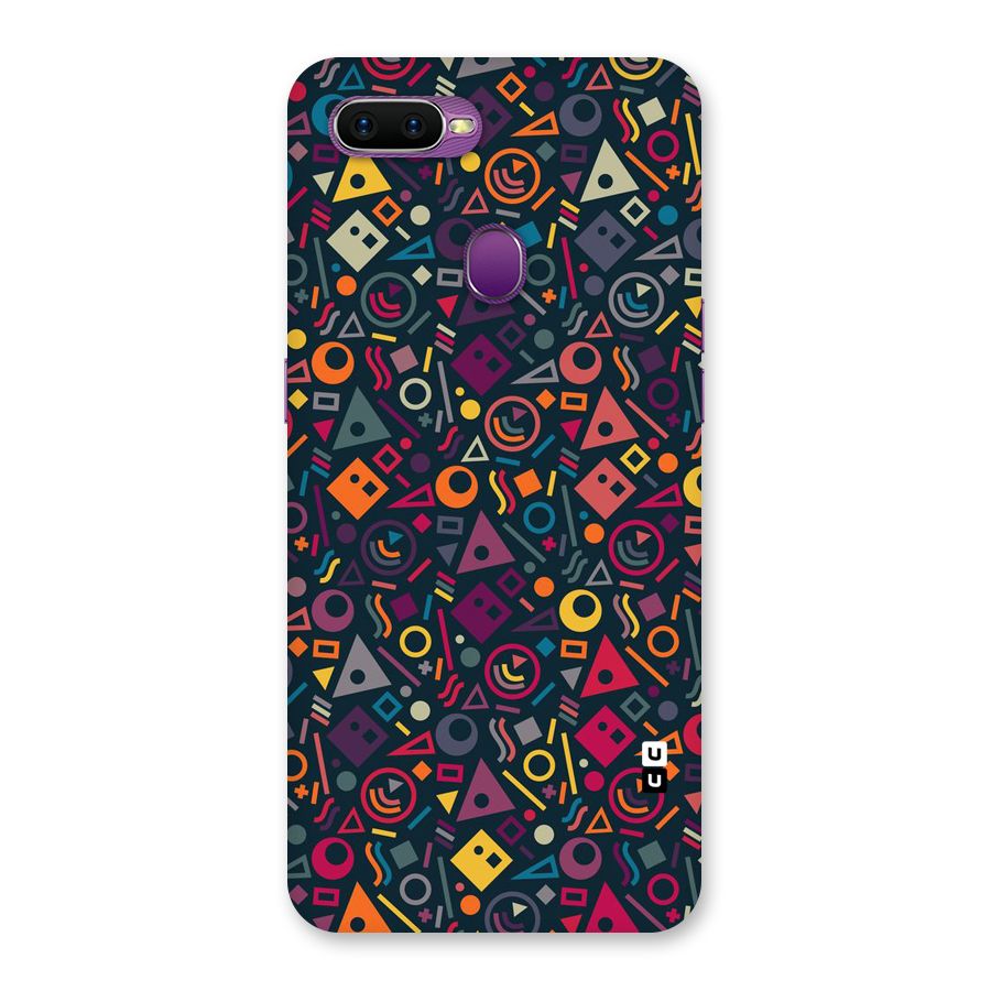 Abstract Figures Back Case for Oppo F9