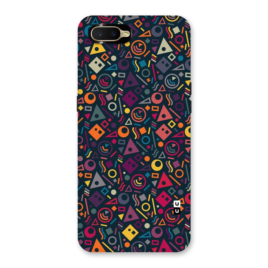 Abstract Figures Back Case for Oppo K1