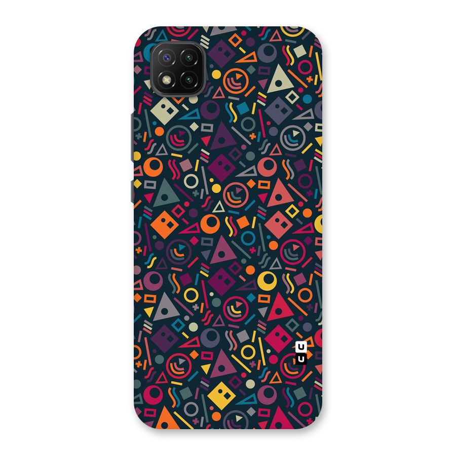 Abstract Figures Back Case for Poco C3