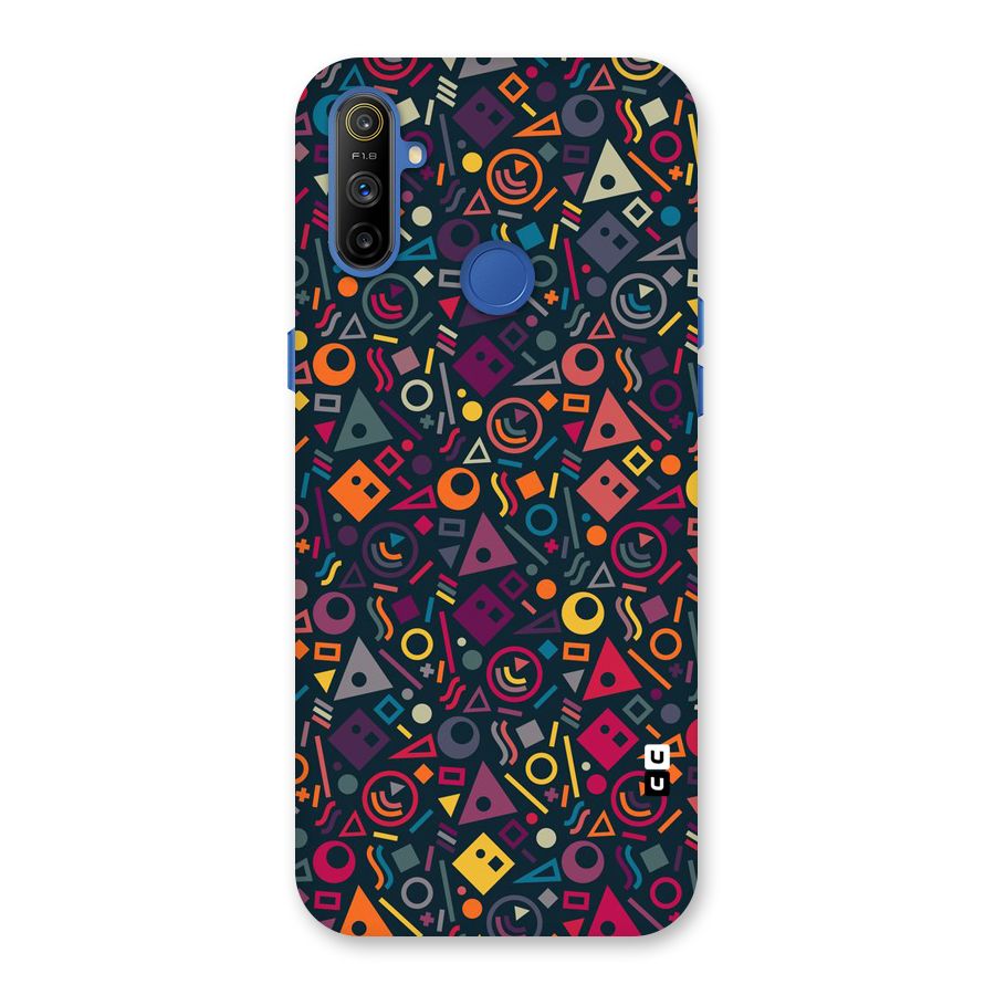 Abstract Figures Back Case for Realme Narzo 10A