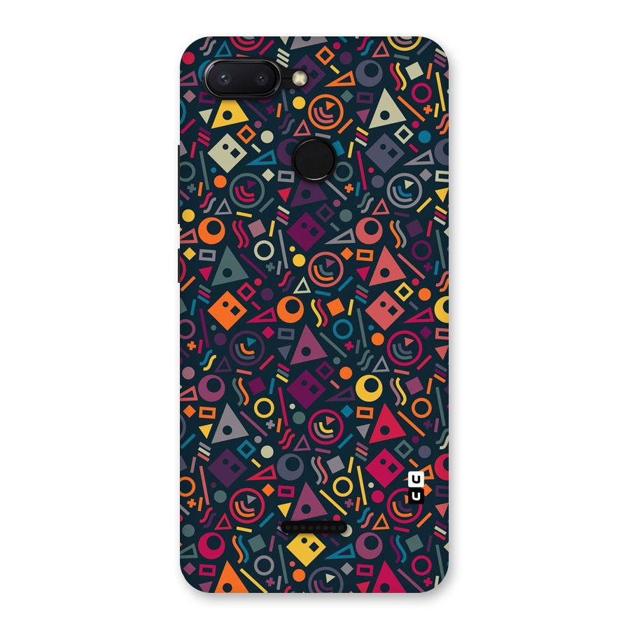 Abstract Figures Back Case for Redmi 6