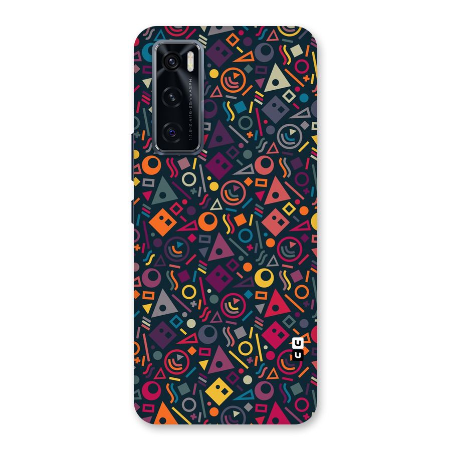 Abstract Figures Back Case for Vivo V20 SE