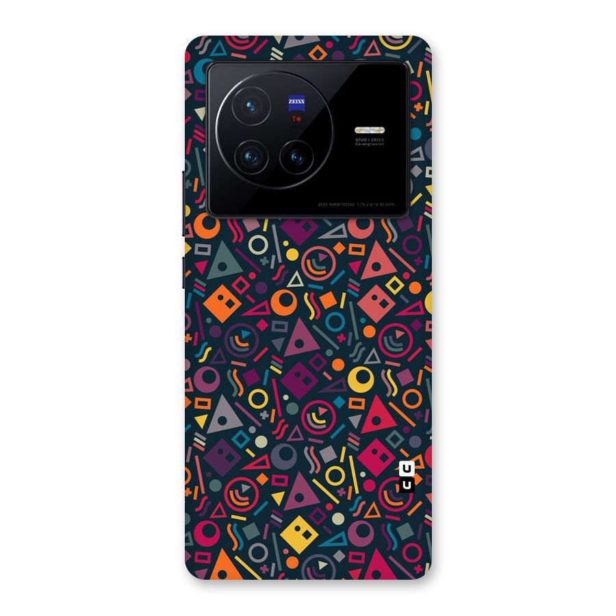 Abstract Figures Back Case for Vivo X80
