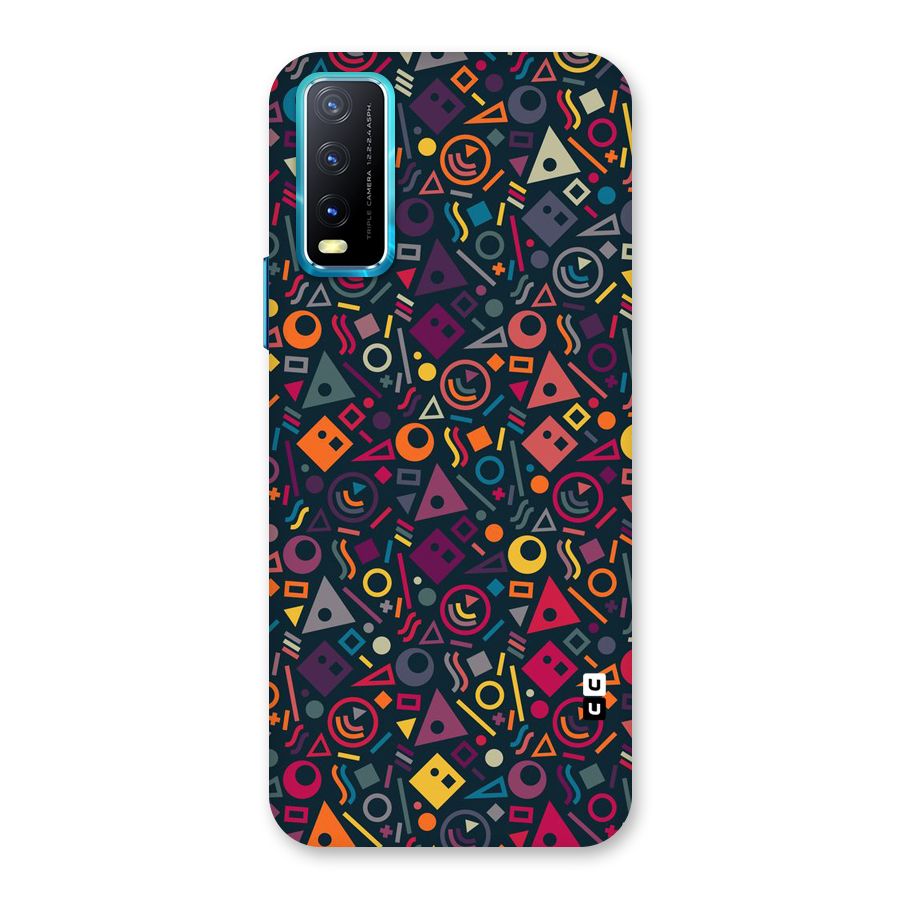 Abstract Figures Back Case for Vivo Y20G