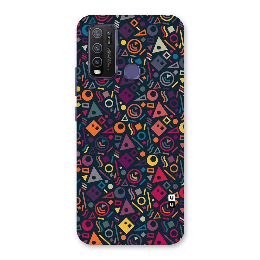 Abstract Figures Back Case for Vivo Y30