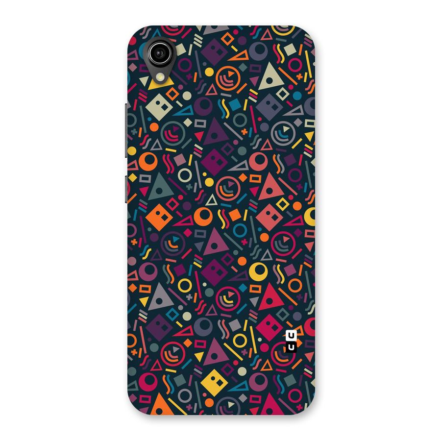 Abstract Figures Back Case for Vivo Y90