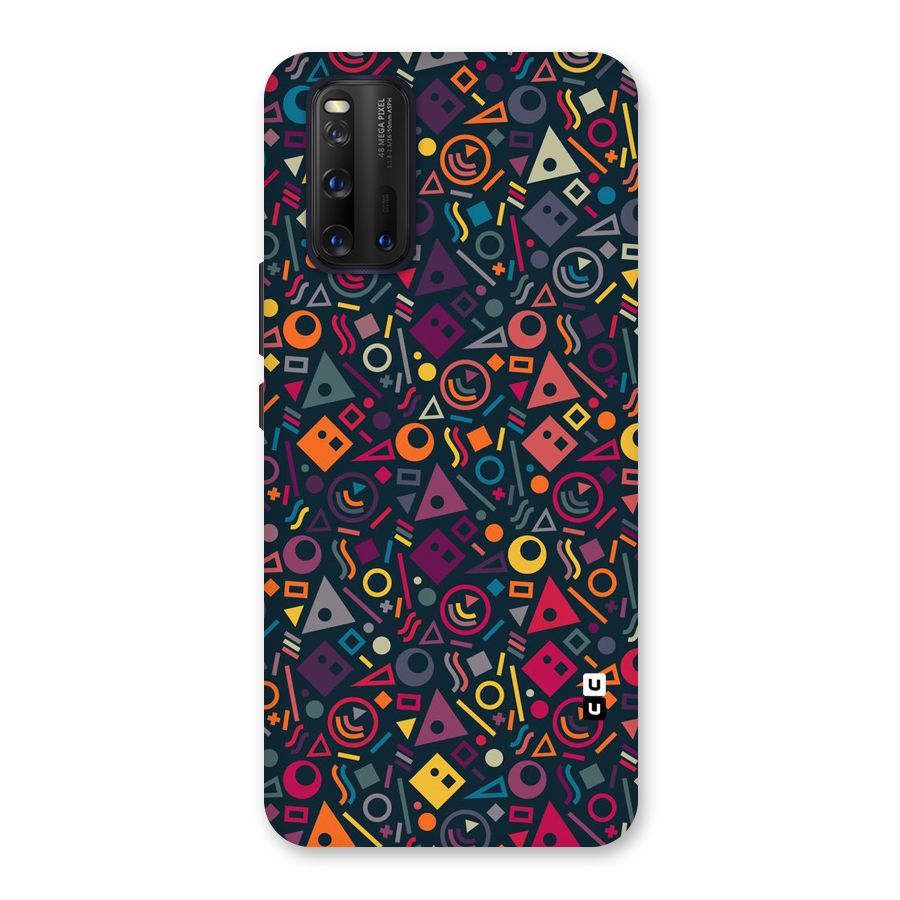 Abstract Figures Back Case for Vivo iQOO 3
