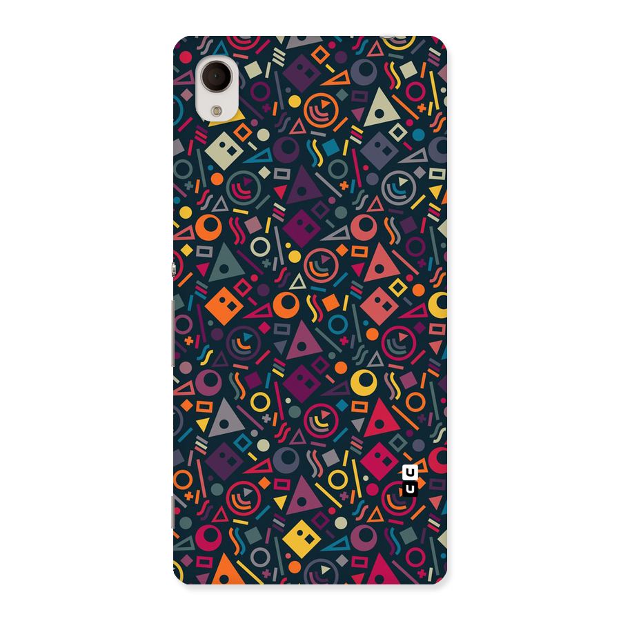 Abstract Figures Back Case for Xperia M4 Aqua