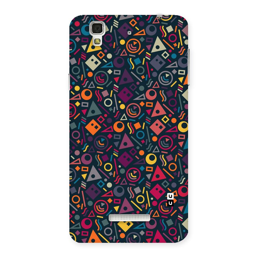 Abstract Figures Back Case for YU Yureka Plus