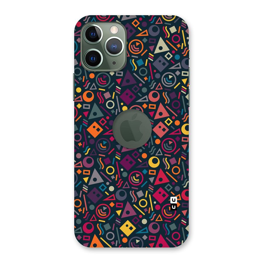Abstract Figures Back Case for iPhone 11 Pro Logo  Cut