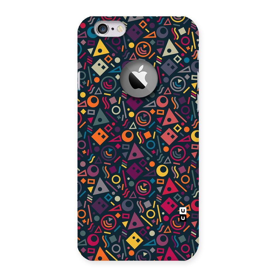 Abstract Figures Back Case for iPhone 6 Logo Cut