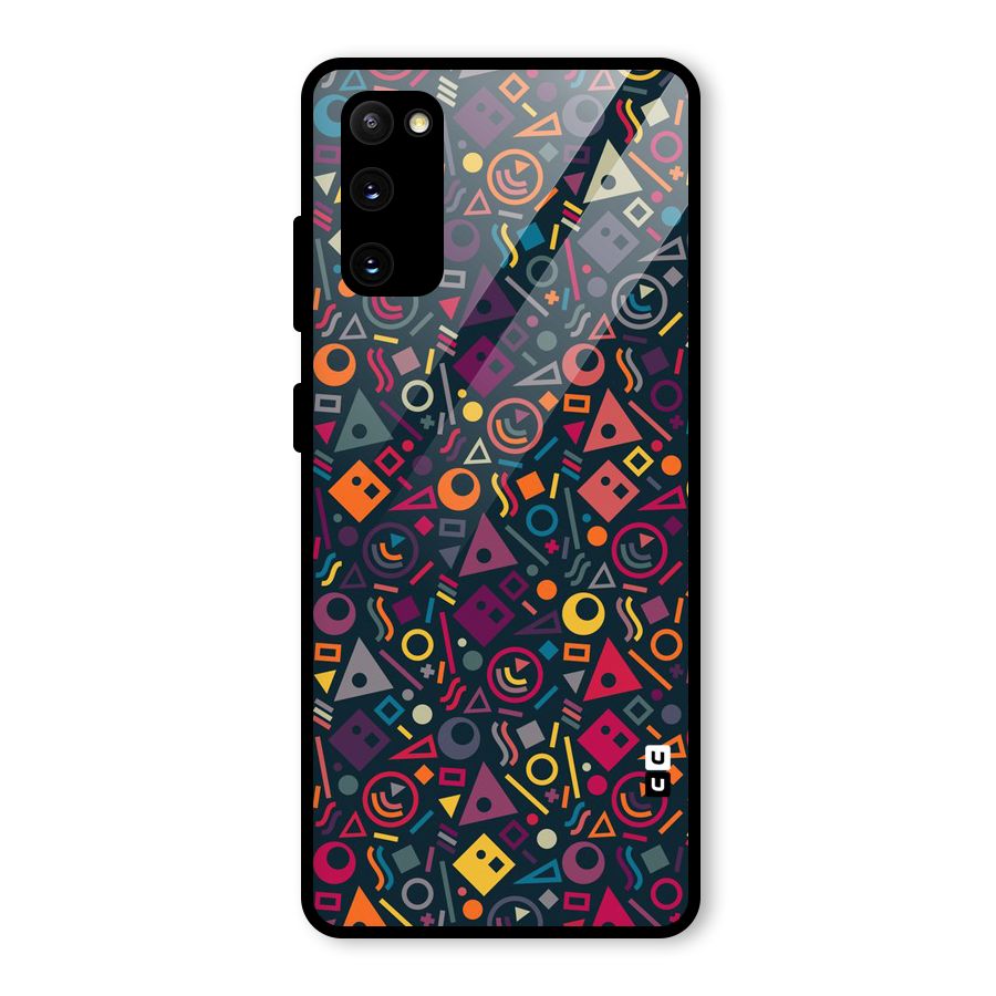 Abstract Figures Glass Back Case for Galaxy S20 FE 5G