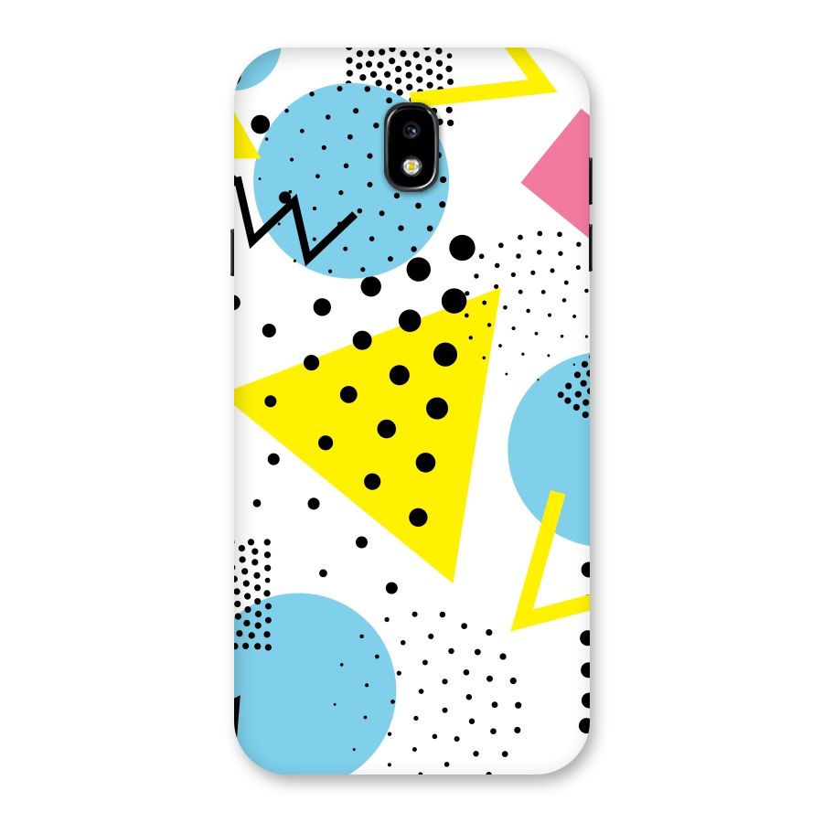 Abstract Geometry Back Case for Galaxy J7 Pro