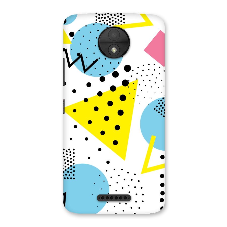 Abstract Geometry Back Case for Moto C