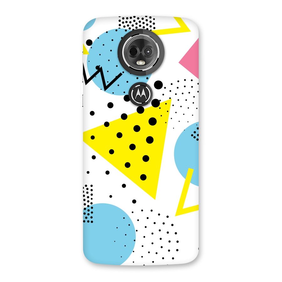 Abstract Geometry Back Case for Moto E5 Plus
