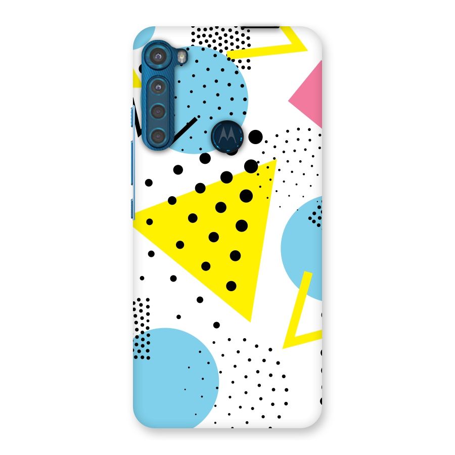 Abstract Geometry Back Case for Motorola One Fusion Plus