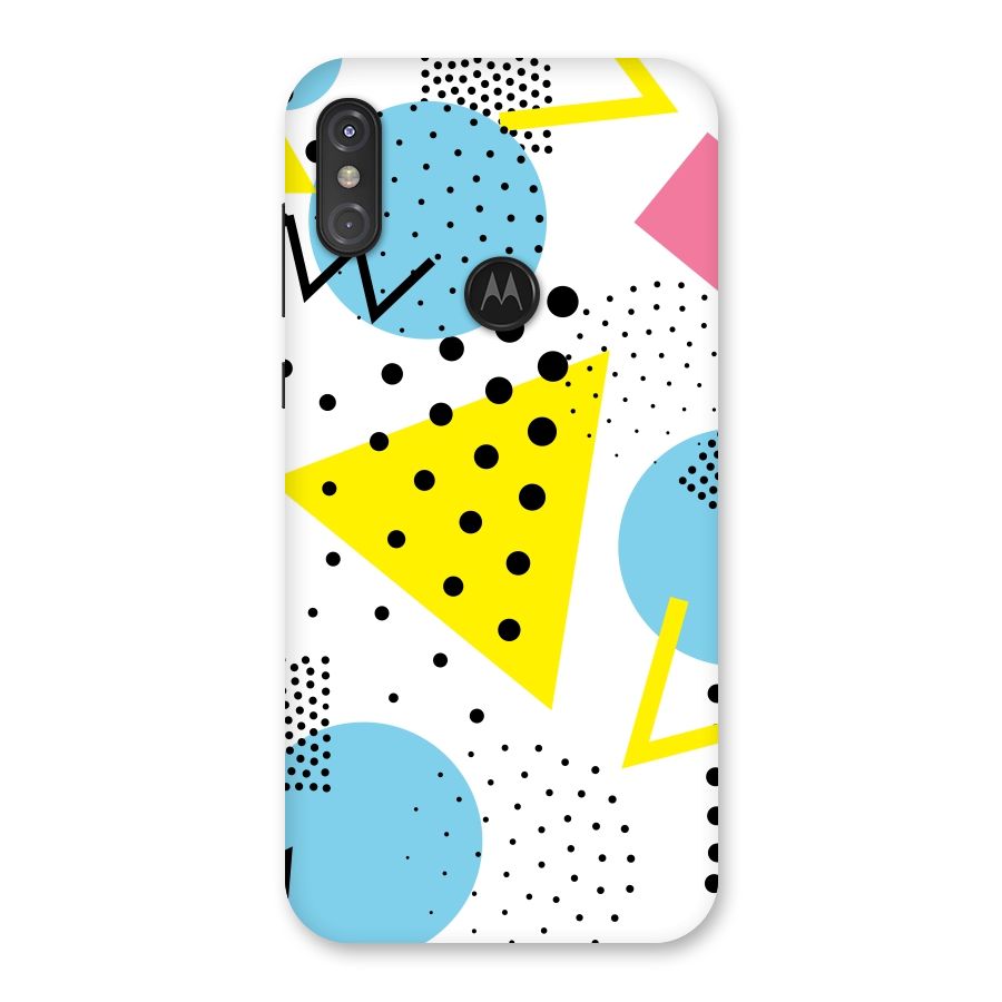 Abstract Geometry Back Case for Motorola One Power