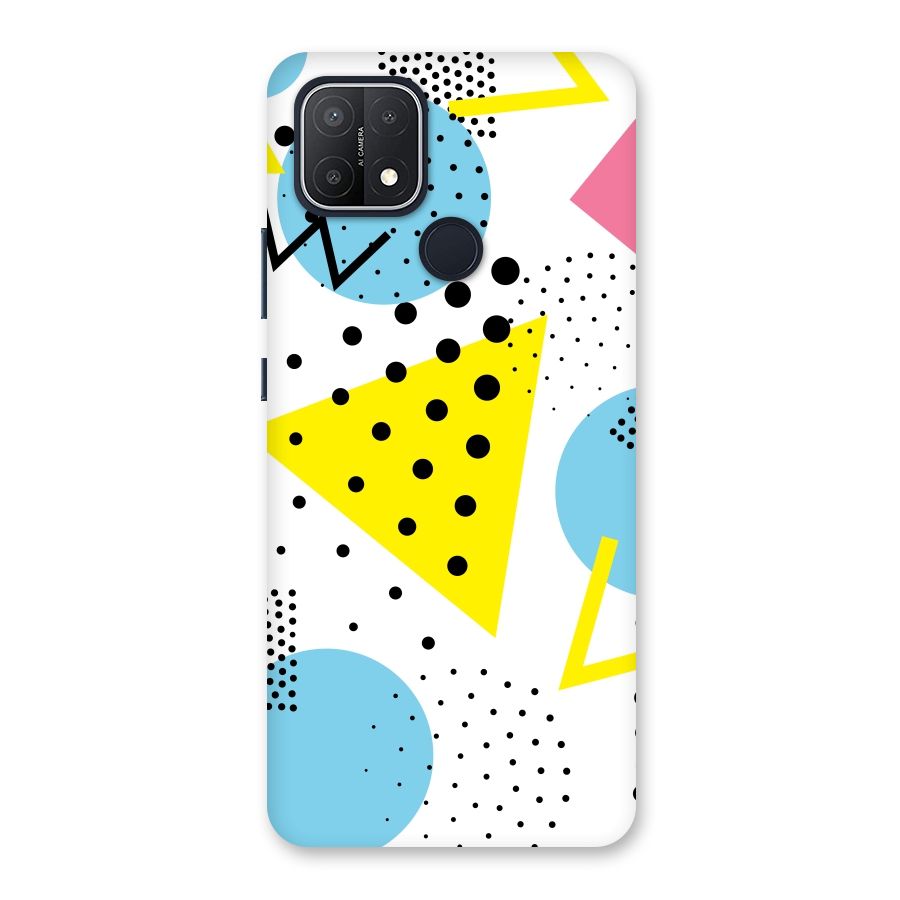 Abstract Geometry Back Case for Oppo A15s