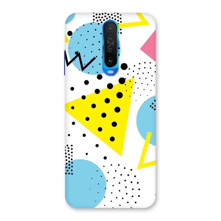 Abstract Geometry Back Case for Poco X2