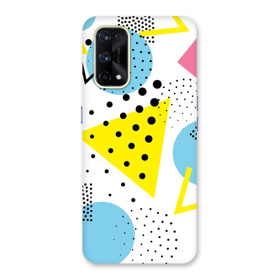 Abstract Geometry Glass Back Case for Realme X7 Pro