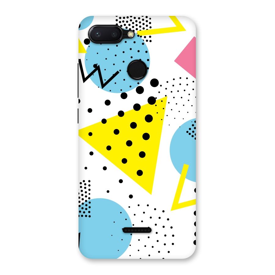 Abstract Geometry Back Case for Redmi 6