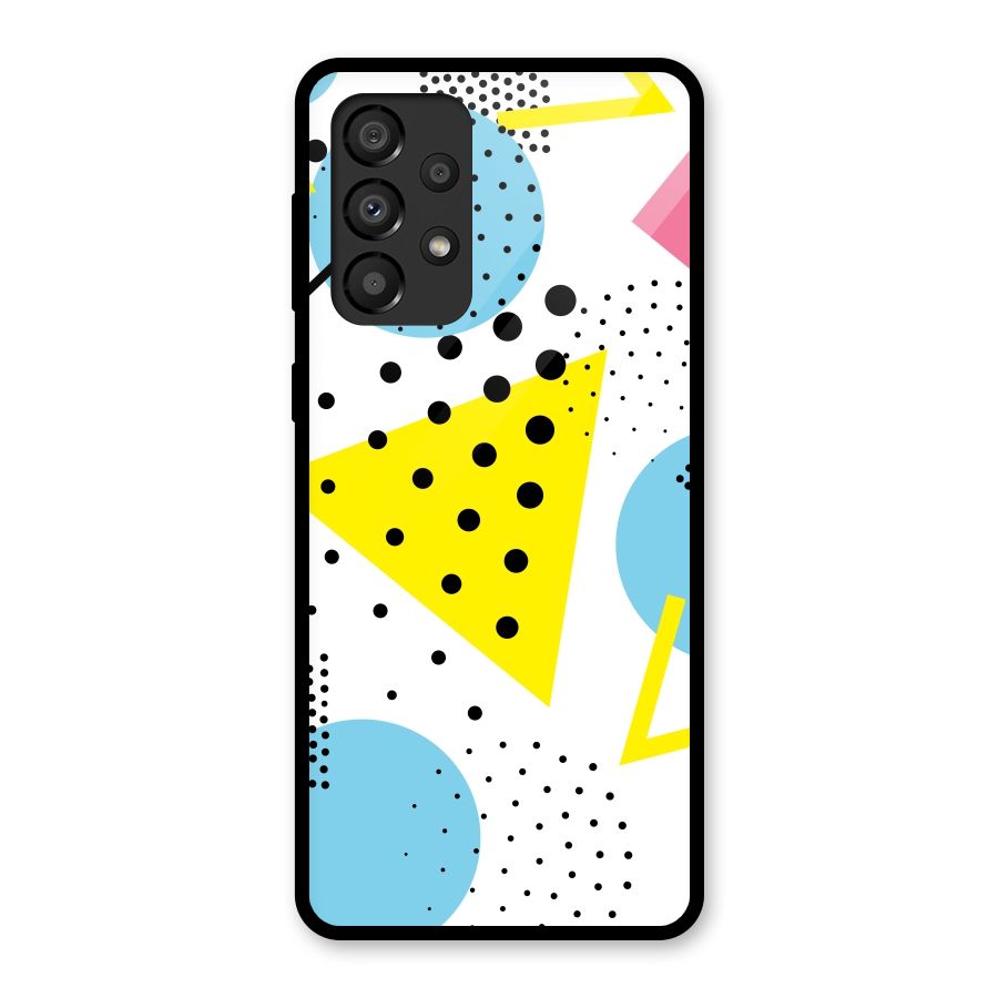 Abstract Geometry Glass Back Case for Galaxy A33 5G