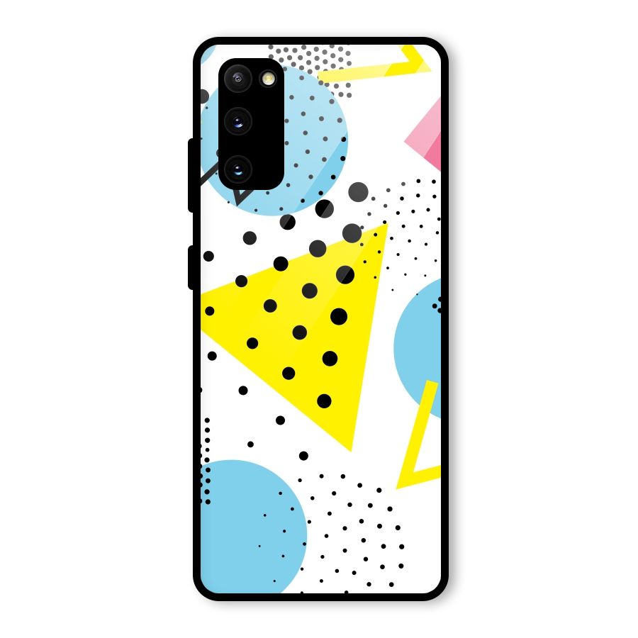 Abstract Geometry Glass Back Case for Galaxy S20 FE 5G