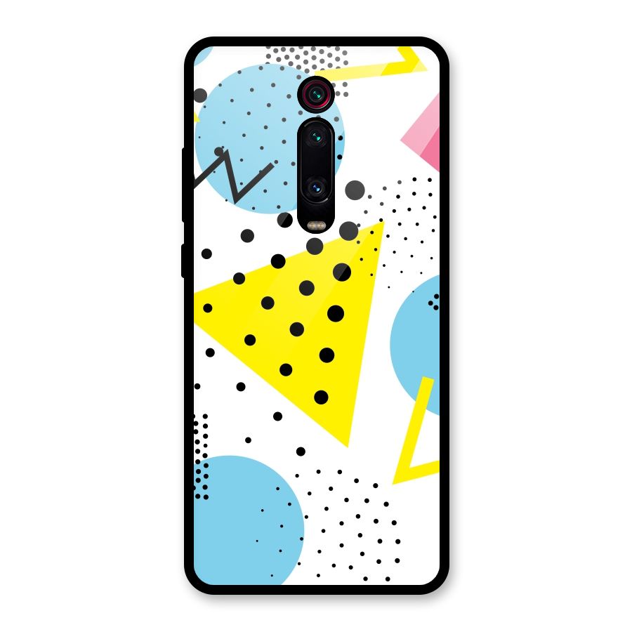 Abstract Geometry Glass Back Case for Redmi K20 Pro